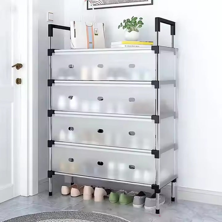 DIY dustproof shoe rack organizer