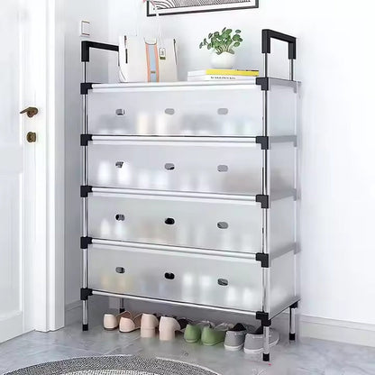 DIY dustproof shoe rack organizer