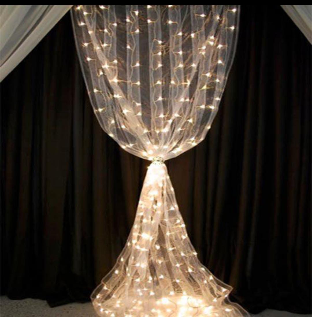10*10ft Organza lights with curtains