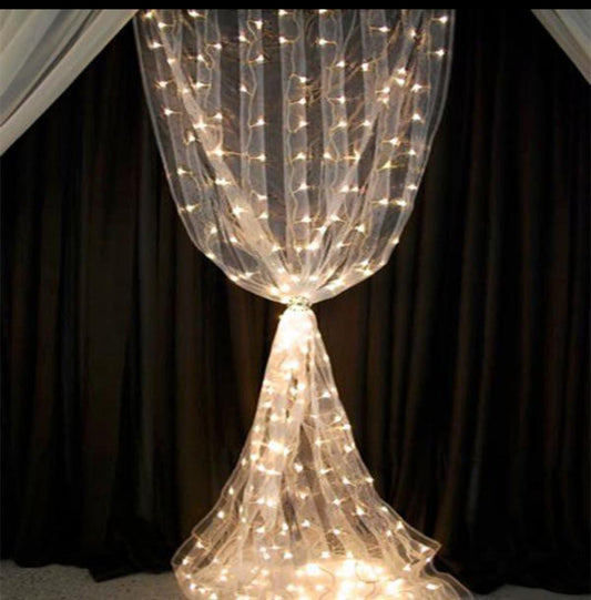 10*10ft Organza lights with curtains