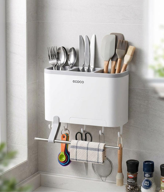 Ecoco Wall mounted cutlery organizer