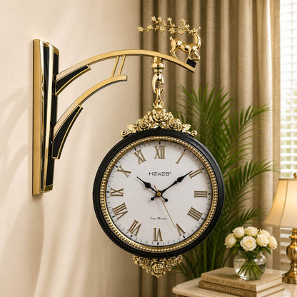 Markhor design hyzxing dual sided station clock