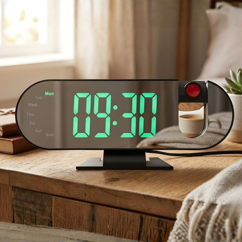 LED Digital Alarm Table Clock Modern Desk Clock with Large Display
