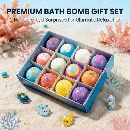 Kids bath bomb with toy inside