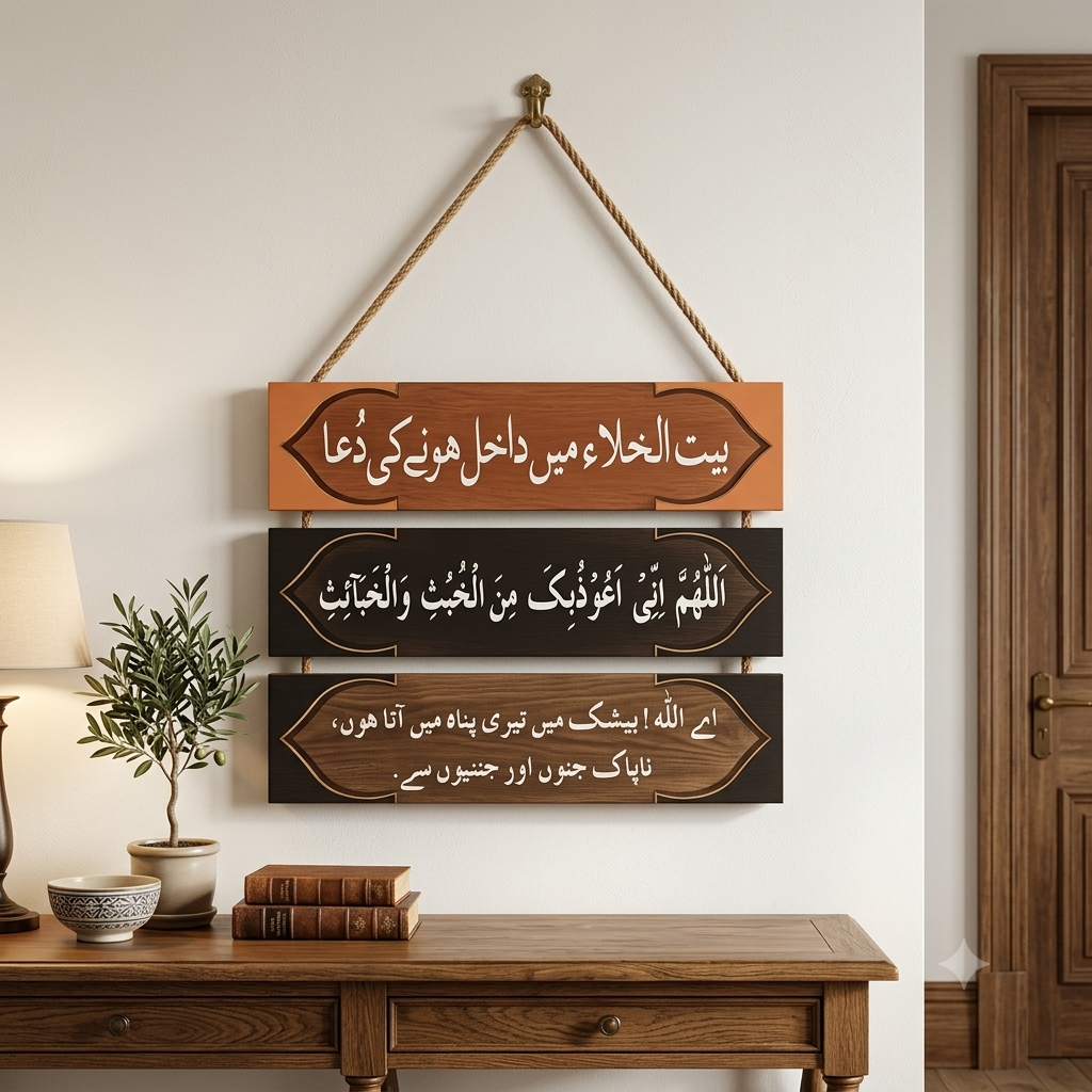 Bait Ul khila Wall hanging Quotation