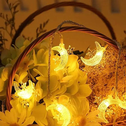 20pcs Joint star & moon fairy string lights