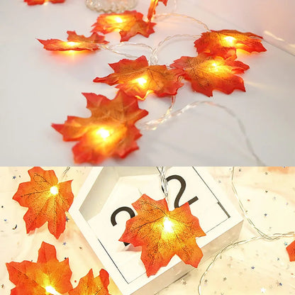 Led maple string light