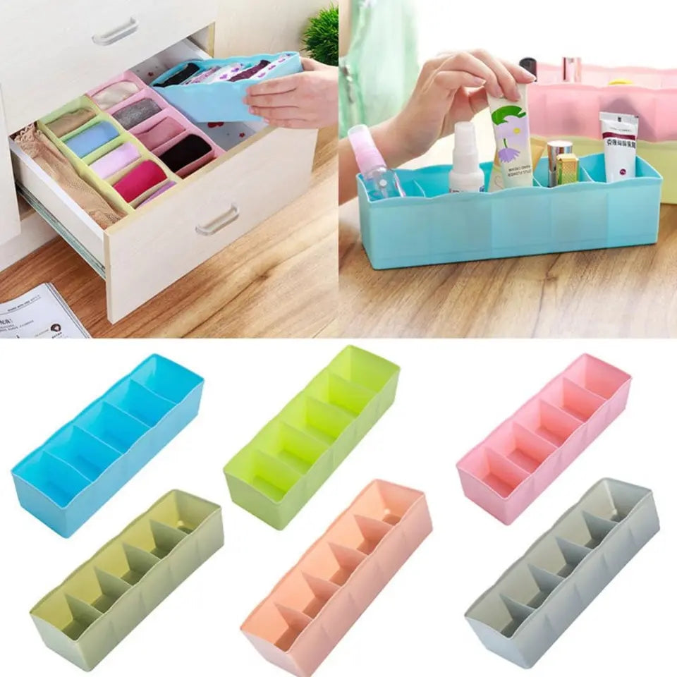 5 Grid socks storage organizer