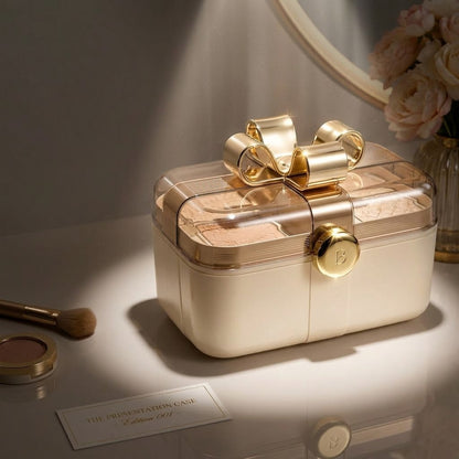 makeup & cosmetic organizer with lid