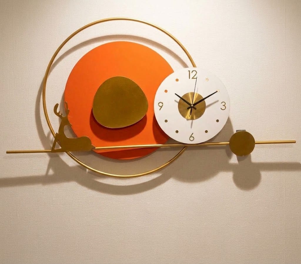 Votive wall decorative clock