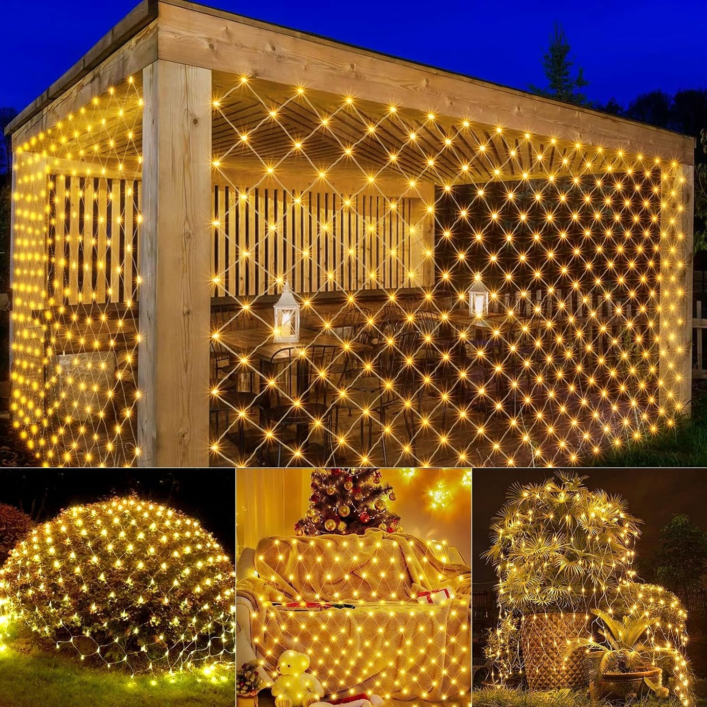 Spider Web mesh led lights