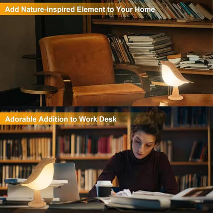 Bird Desk Lamp Touch Control