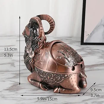 Markhor metal ashtray