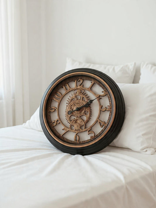 Retro Gearing look wall clock