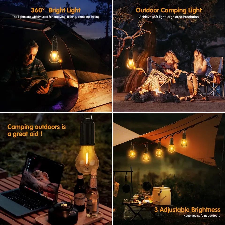 Led rechargeable Solar bulb lamp for camping and for other multi purpose use