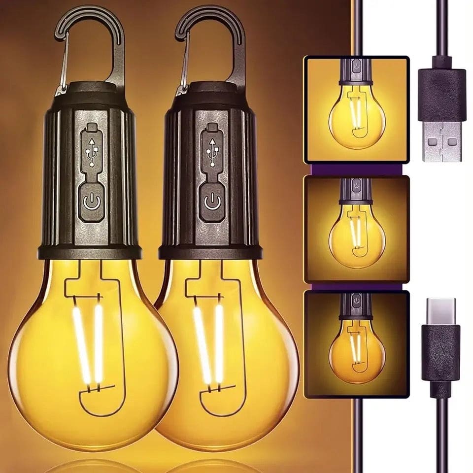 Led rechargeable Solar bulb lamp for camping and for other multi purpose use