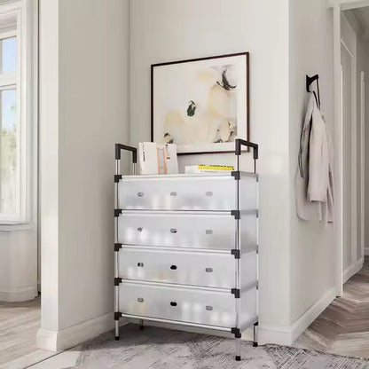 DIY dustproof shoe rack organizer