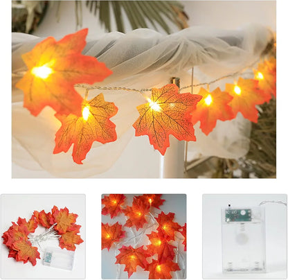 Led maple string light