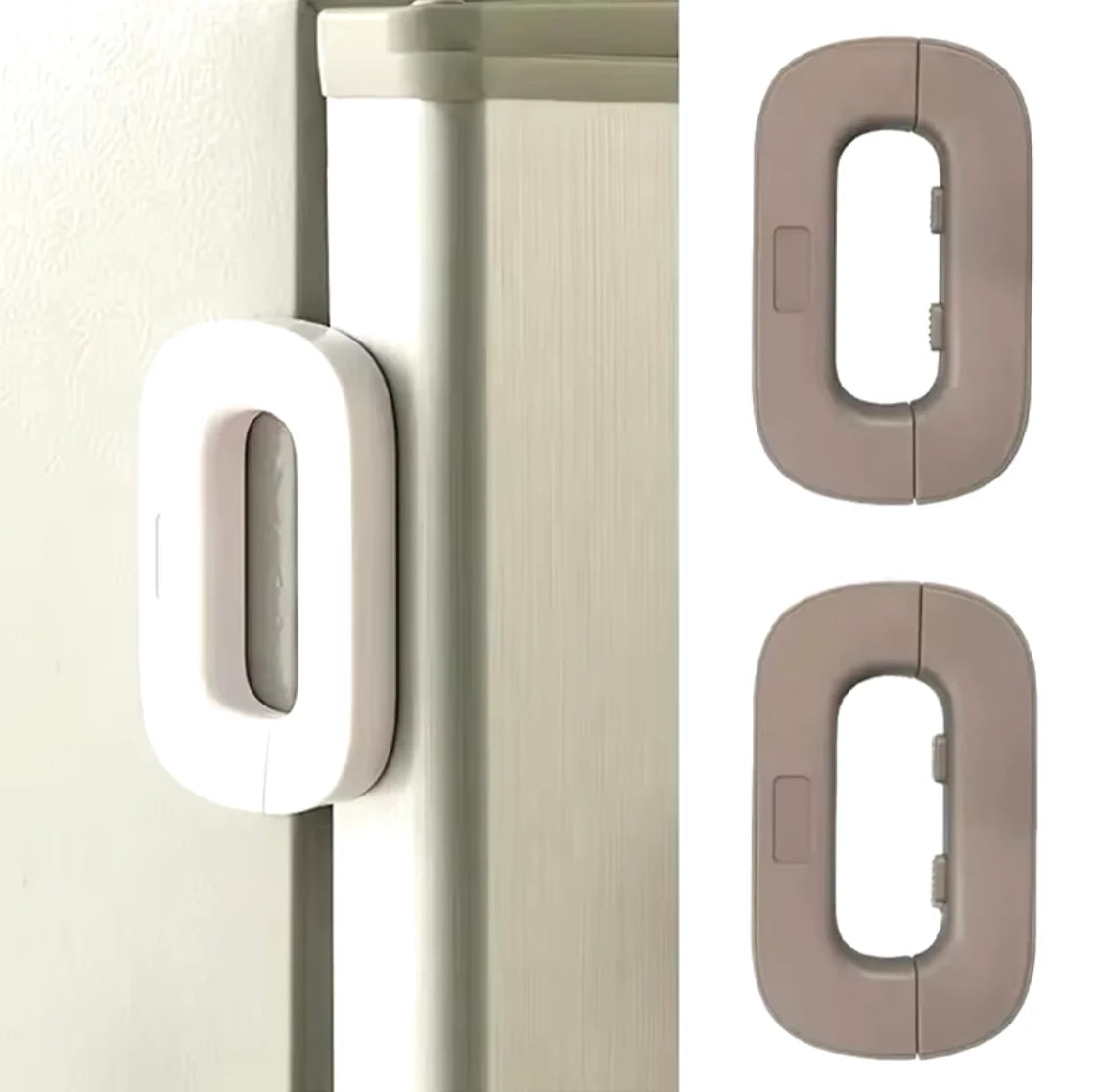 Refrigerator child safety lock