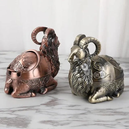 Markhor metal ashtray