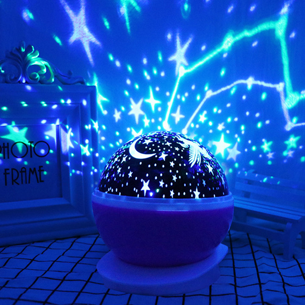 LED Rotating Night Light Projector lamp for kids