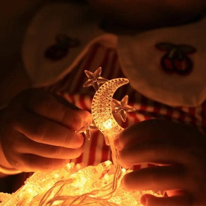 20pcs Joint star & moon fairy string lights