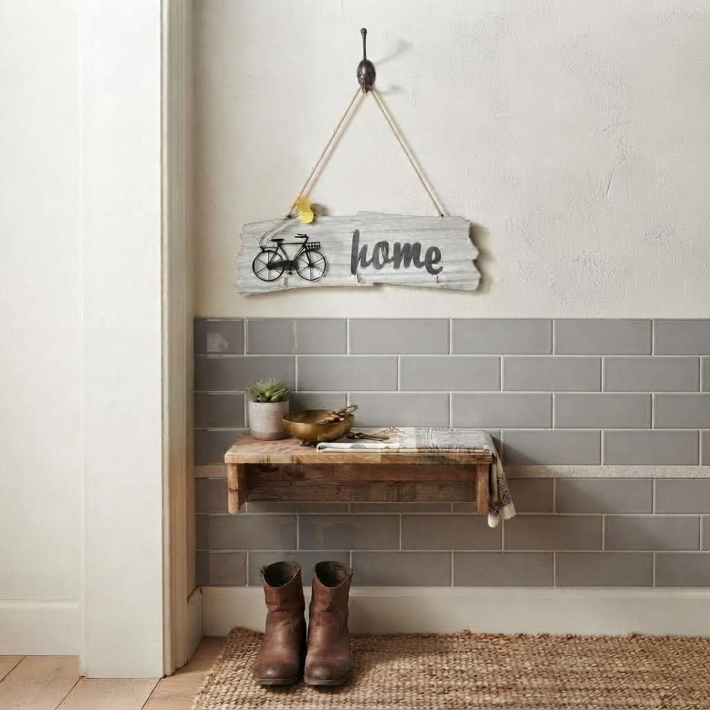 Home entrance key holder decoration