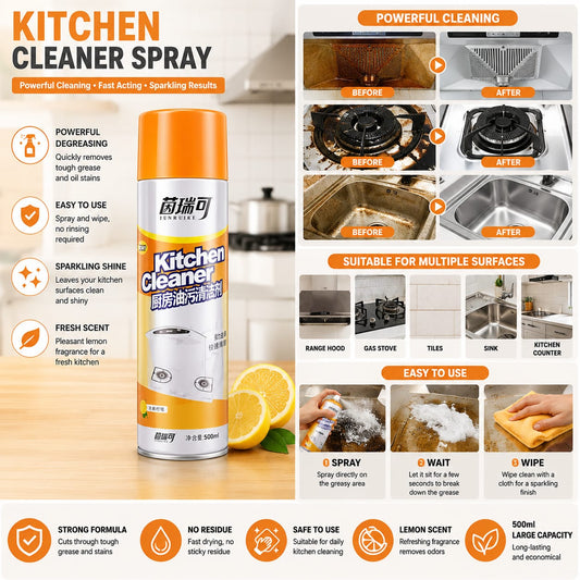 Kitchen cleaning spray