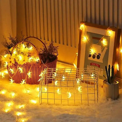 20pcs Joint star & moon fairy string lights