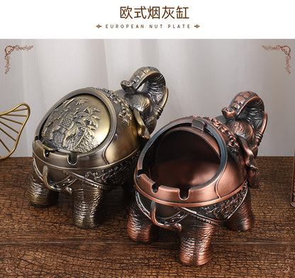Elephant Ashtray with lid table decor