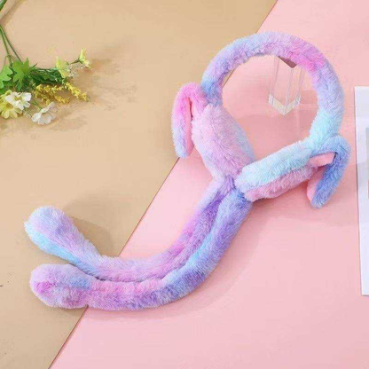 Premium Kids Plush Bunny Earmuffs - 1Pc