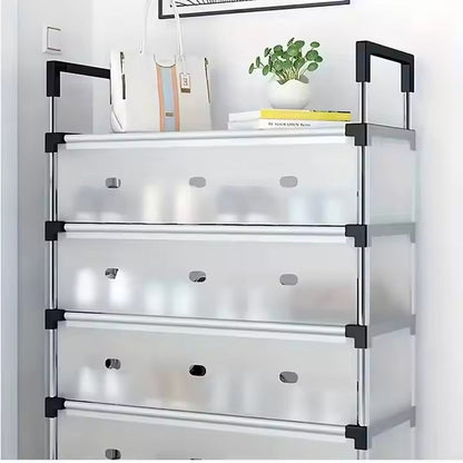 DIY dustproof shoe rack organizer