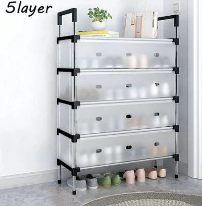 5 layer dustproof shoe organizer