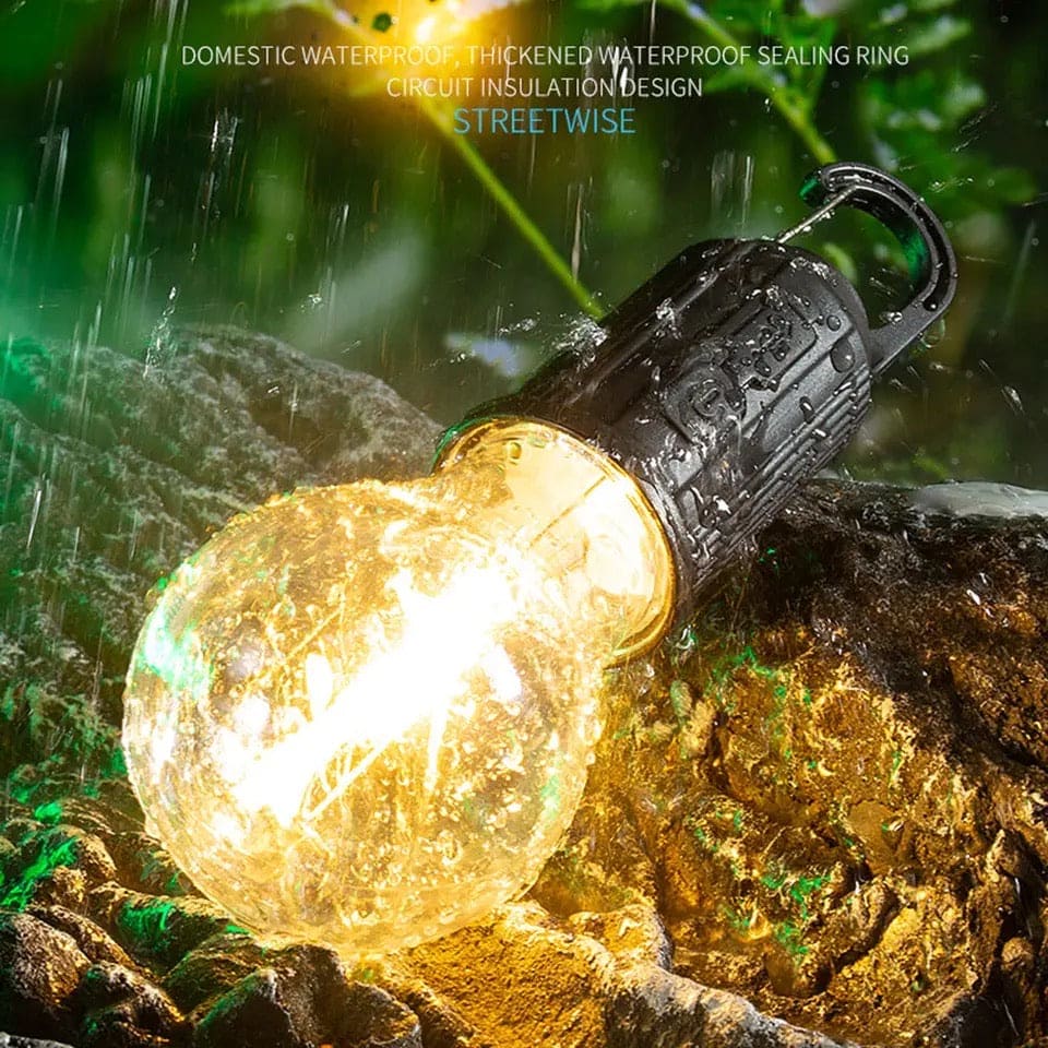 Led rechargeable Solar bulb lamp for camping and for other multi purpose use