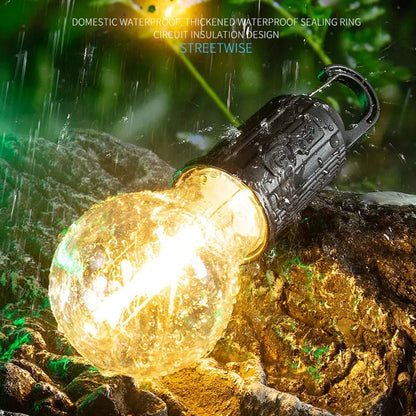 Led rechargeable Solar bulb lamp for camping and for other multi purpose use