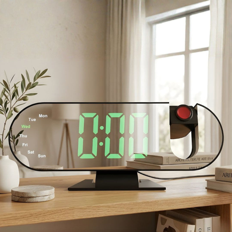 LED Digital Alarm Table Clock Modern Desk Clock with Large Display
