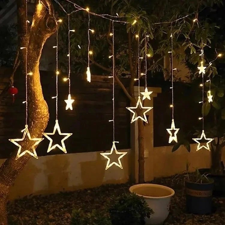 Star led curtain lights