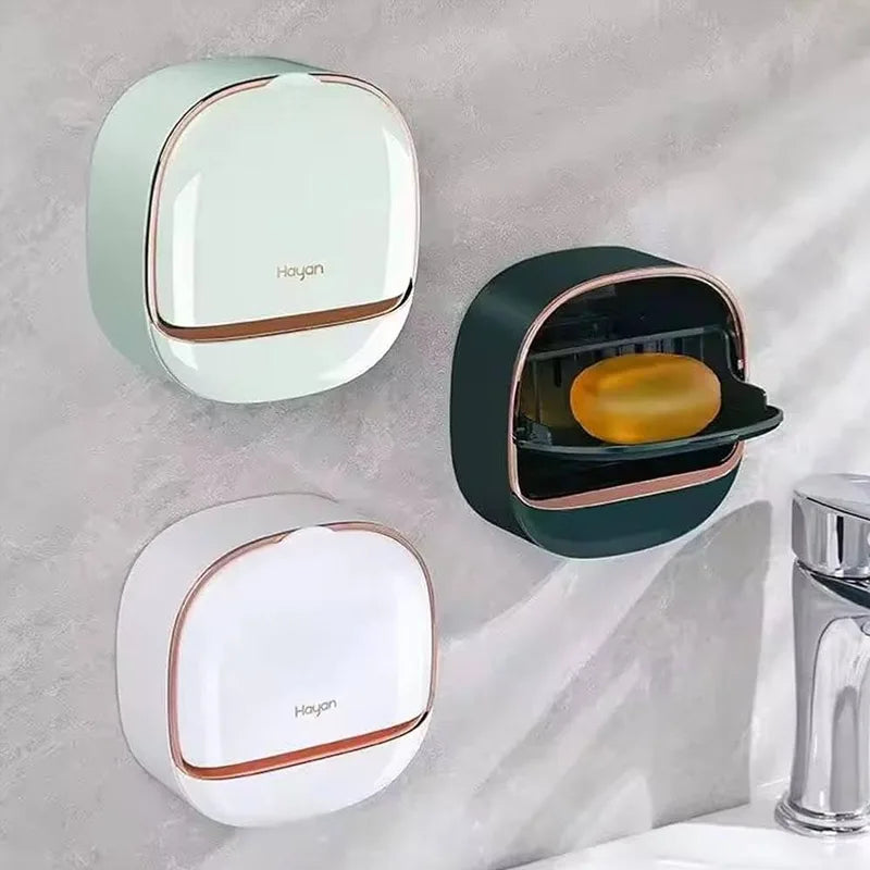 Luxury soap holder with drain holder