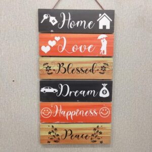 Home Love blessed Wall hanging quotation -6step