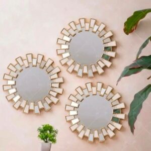 3pcs Wall mirror decoration set