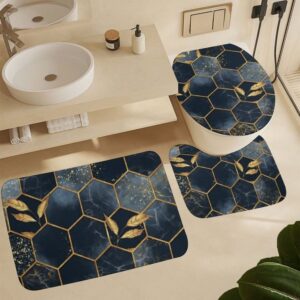 3pcs bathroom matt set