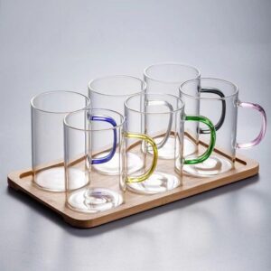 6 pcs Glass cup set 1300ml