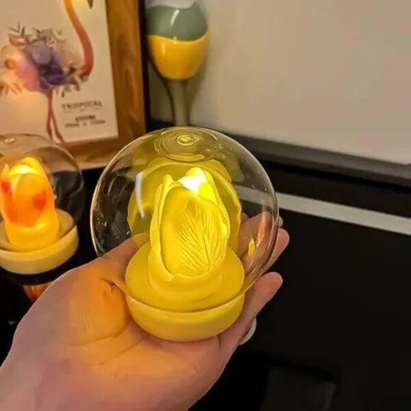 Led false-Rose shaped candles - Image 5