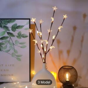 20-leds yellow warm branch lights