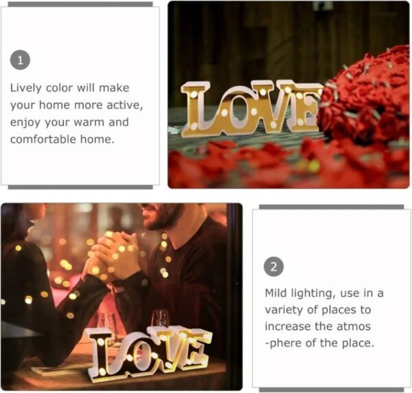 Led Love Marque letters decoration - Image 5