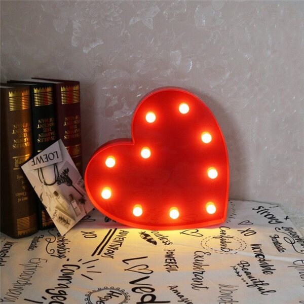 Led Heart Marque decoration
